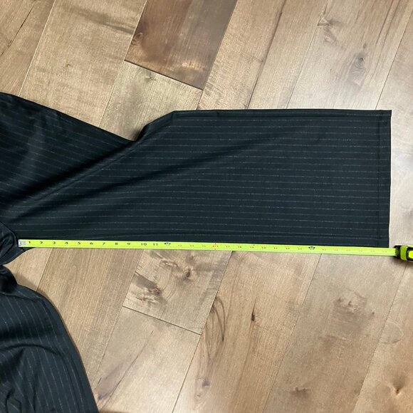 Max Studio London Women’s Size Small Black Pinstripe Wide Leg Sailor Pants NWT! - Picture 11 of 12